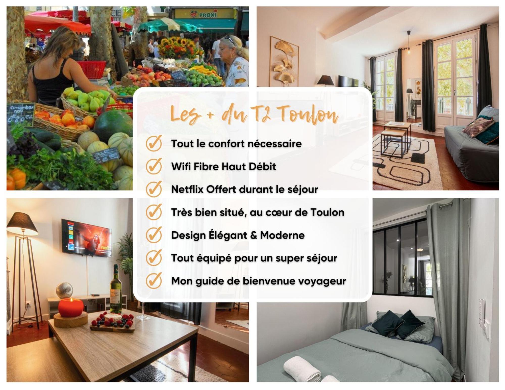 T2 - Centre Historique De Toulon Apartman Kültér fotó